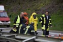 VU Gefahrgut LKW umgestuerzt A 4 Rich Koeln Hoehe AS Gummersbach P176